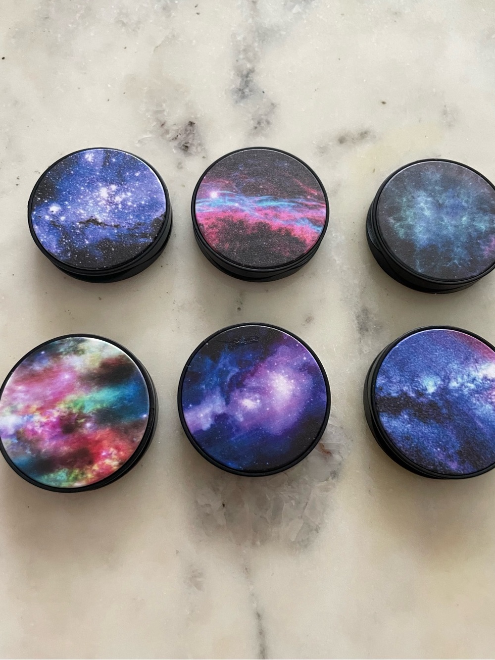 PopSocket Phone Grips - Assorted Galaxy Space Designs Six Total